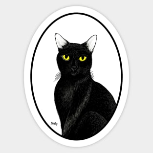 Molly the cat Sticker